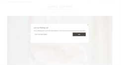 Desktop Screenshot of marieturnor.com